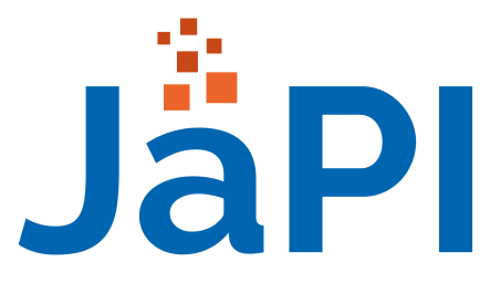 JäPI logo. Toimii myös linkkinä etusivulle.